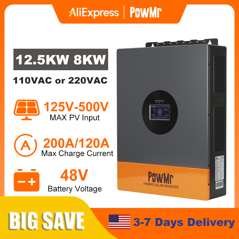 PowMr 12.5KW 8KW Inwerter Jedn – Drone Solar Charger recenzja i cena